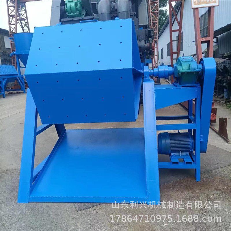 火烧铁滚筒除锈抛光机 六角翻新去毛刺研磨机 石木材倒角光饰机