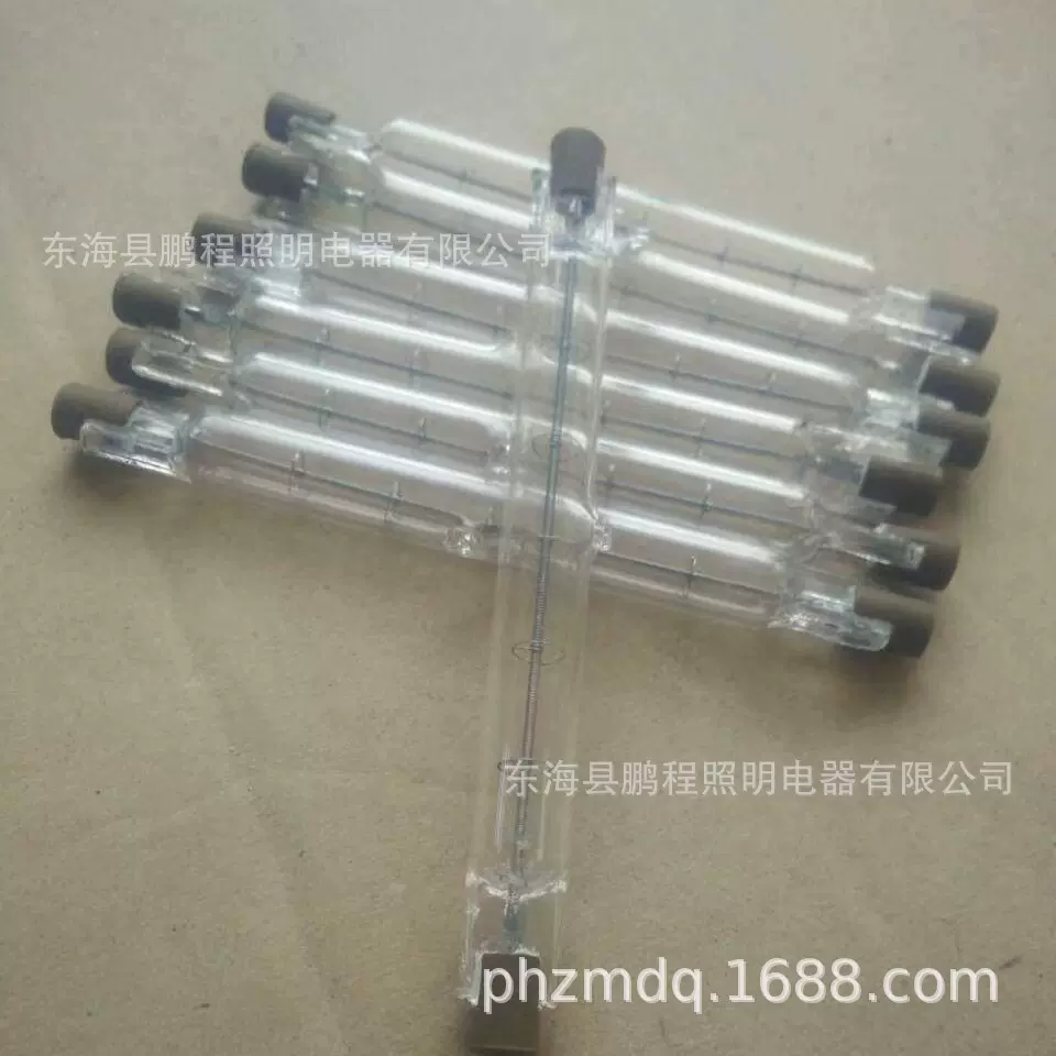 J118 R7S双端顶式500W碘钨灯卤素灯取暖器石英管厂家直销值得信赖