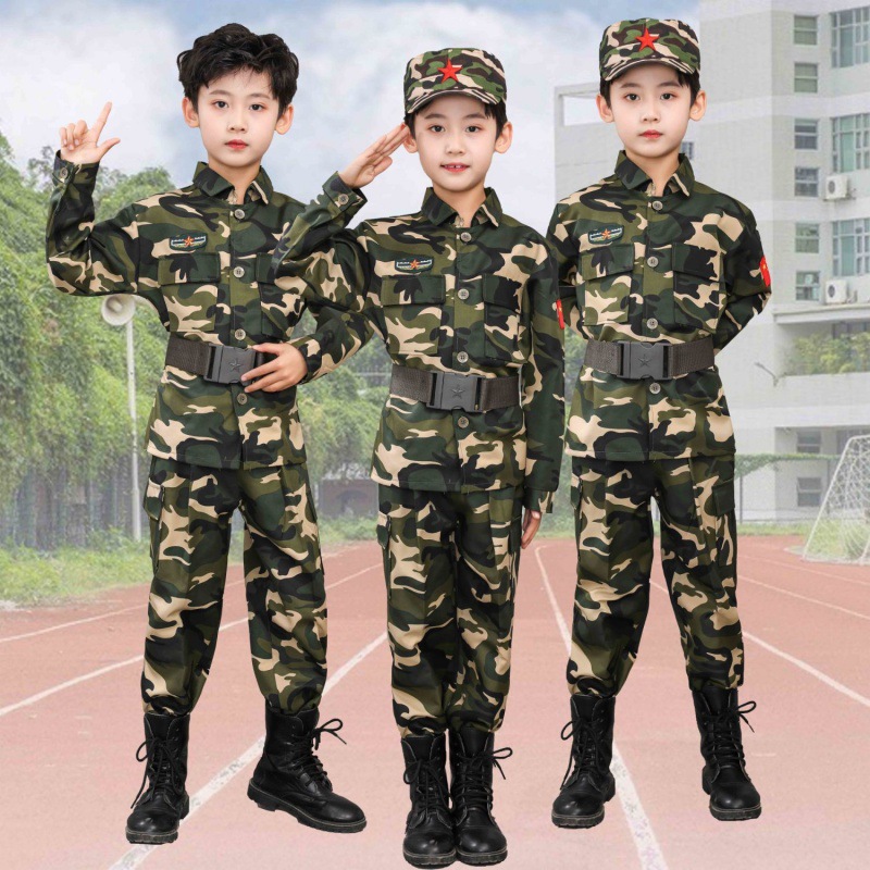 Camouflage Military training clothing children camouflage Military training Summer Camp suit child leisure time Clothes & Accessories outdoors train clothing