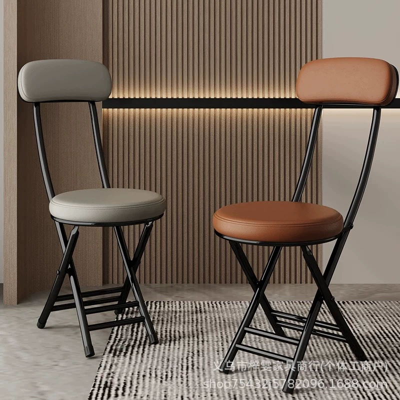 Складной стул, спинной стул, домашний обеденный стол, маленький обеденный стул, табурет можно сложить удобно