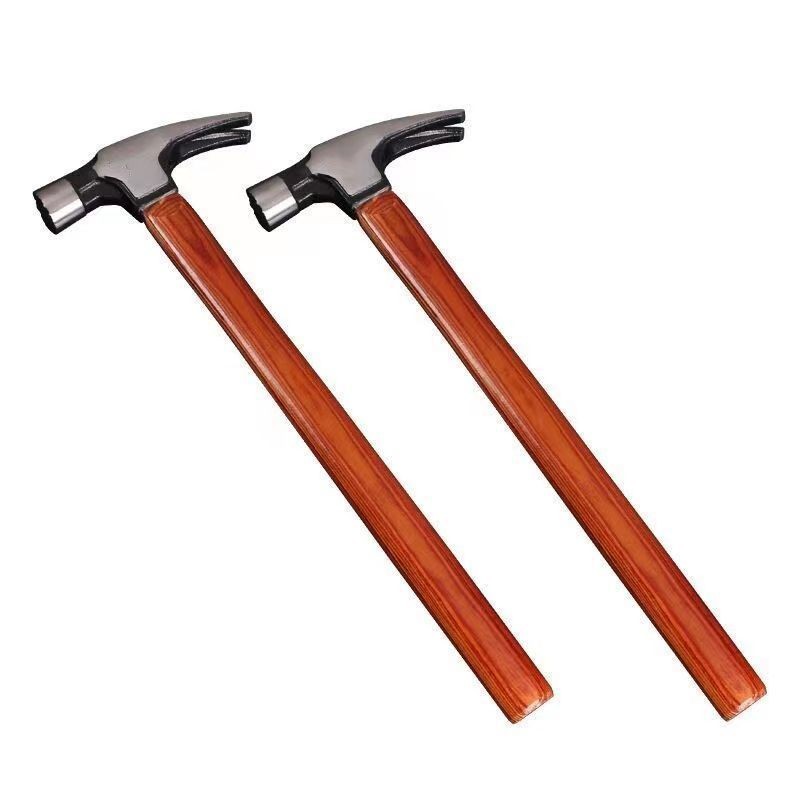 木工电木羊角锤绝缘柄榔头新款圆头方头直角带磁麻面羊角锤子专用