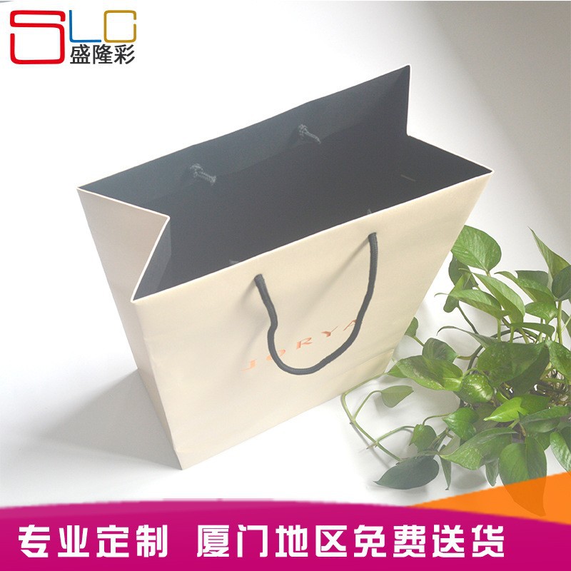 定做牛皮纸手提袋服装加厚特种纸手提袋茶叶购物纸袋