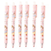 Black high quality gel pen for elementary school students, flowered, wholesale
