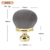Golden gray hair mushroom head