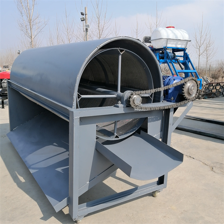 颗粒筛分机 筛分精细圆筒回转筛耐用性好 大型滚筒筛