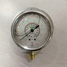 瑞士Refco威科油压表MR-306-DS-R22/MR-206-DS-R407C油表直立型表