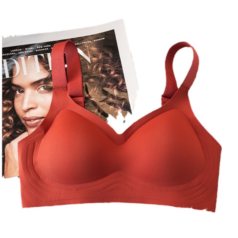 sostén invisible de curado sin marcas minimalista que se reúne para apoyar el pecho y evitar la caída de la ropa interior desmontable y correa de hombro ancha ajustable