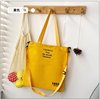 Shopping bag, brand phone bag one shoulder, capacious backpack, purse, linen bag, Korean style