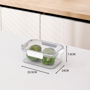 Caja de conservación - un solo panel - transparente - 1170ML - 1 pc