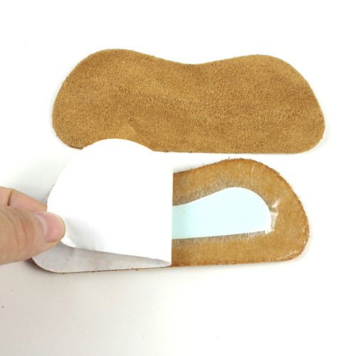 Wholesale genuine cowhide heel stickers, anti-wear foot stickers, high-heeled shoes, sports shoes, men's and women's heel stickers, invisible anti-falling half-size stickers