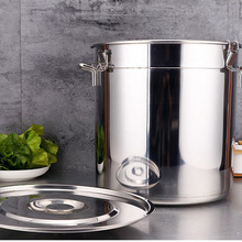 厂家直销201不锈钢密封桶加厚米桶防潮防虫储米桶 多用桶汤桶汤锅