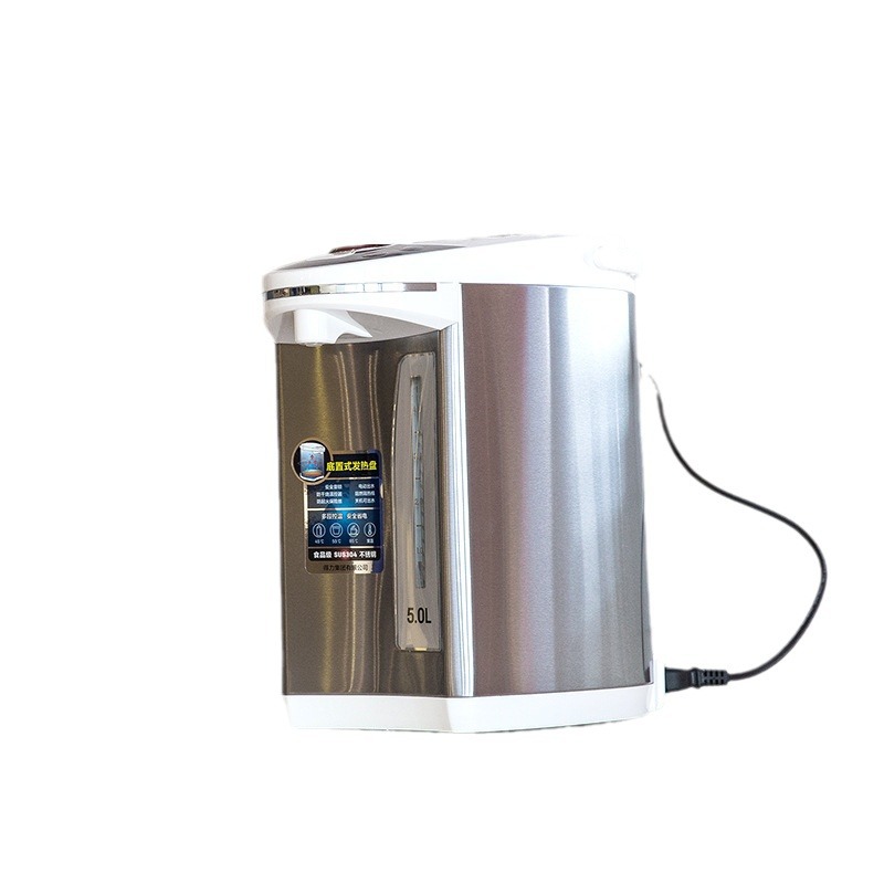 Deli 85601 preservación del calor Hervidor eléctrico 304 Acero inoxidable inteligente 5L capacidad de grado alimenticio de tres secciones de control de temperatura image 5