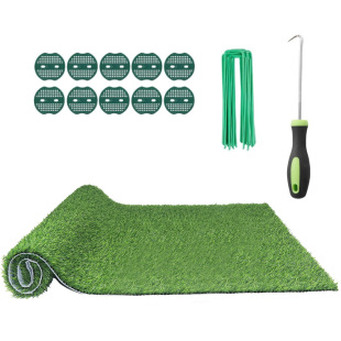 Simulated Lawn Non-Woven Artificial Turf Lawn Without Creases and Glue-Free Fake Turf Cross-Border Pet Carpet Fake Turf