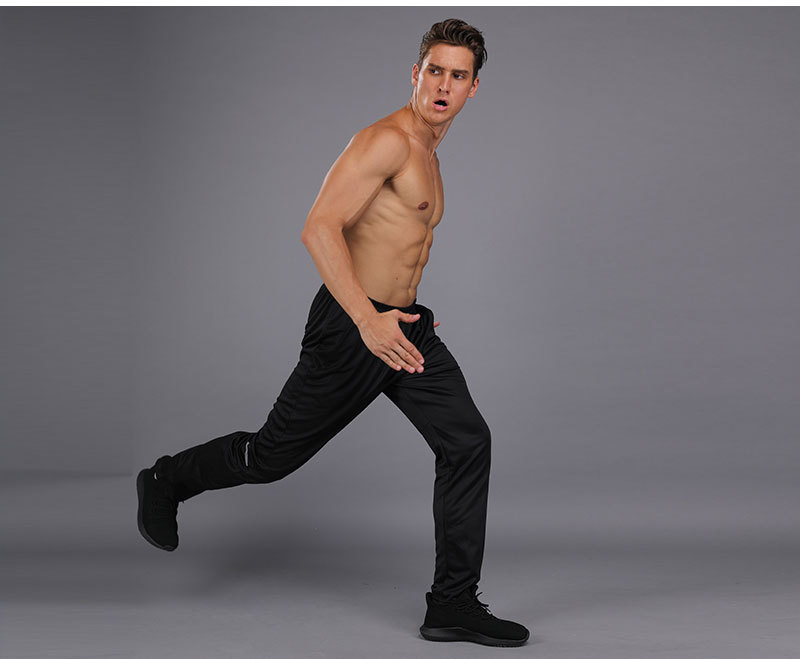 Men's Slim Fit Quick-Dry Running Pants - Lightweight Breathable Workout Trousers For Gym, Training & Casual Wear_voghion.com