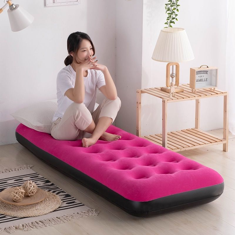 Thickened Inflatable Mattress Sheets Double Foldable Outdoor Portable Folding Bed Camping Lazy Single Inflatable Bed Automatic