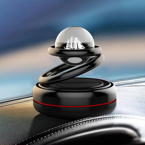 Aromatherapy for auto solar-powered
