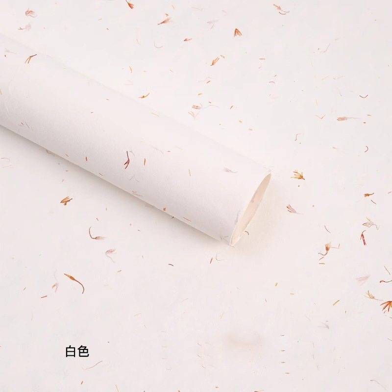 pétalos desgarrados mano Dongba papel embalaje de flores de alta textura materiales hechos a mano papel de envoltura de flores plantas creativas papel de arte al por mayor
