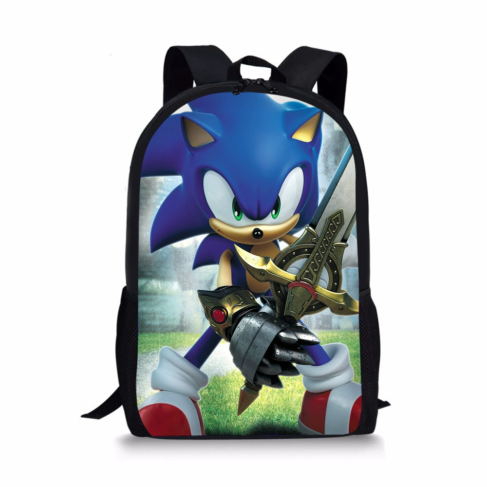 Школьный рюкзак Ник заказ Sony Sonic Sonic Sonic на одну штуку ученический рюкзак для книги с принтом