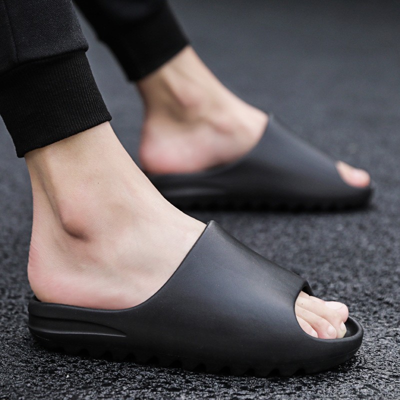 Putian Coconut Slippers Men's Summer Outer Wear Non-slip Anti-Poop Sense Trendy Thick Bottom Casual Sandals Foot Model Foot Model_voghion.com