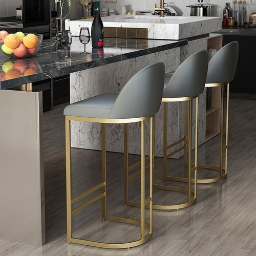 3l Nordic Bar Chair Optical Shop High Chair Bar Chair Home Backrest Dining Chair Jewelry Store Front Desk Reception High Chair