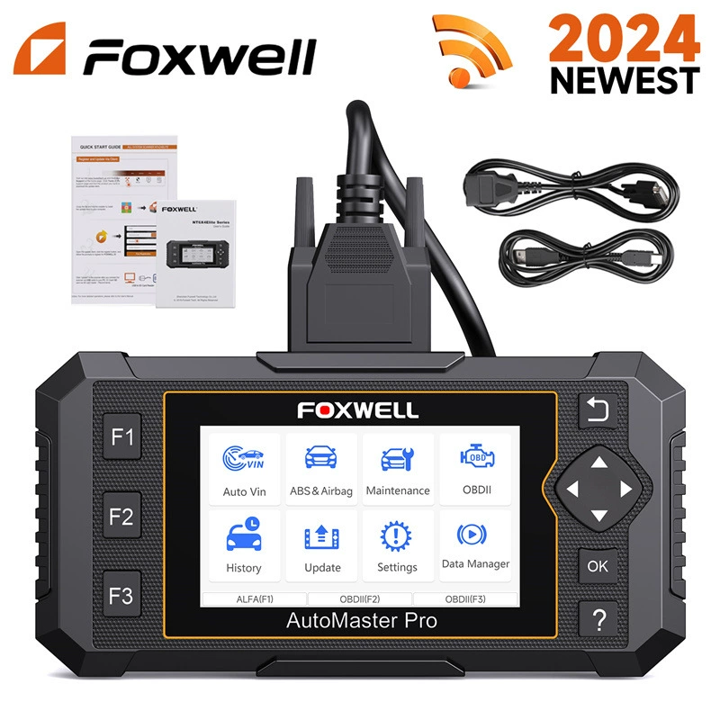 Foxwell NT650PRO Автомобильный Диагностический прибор OBDII двигатель ABS SRS Обнаружение техническое обслуживание сброс