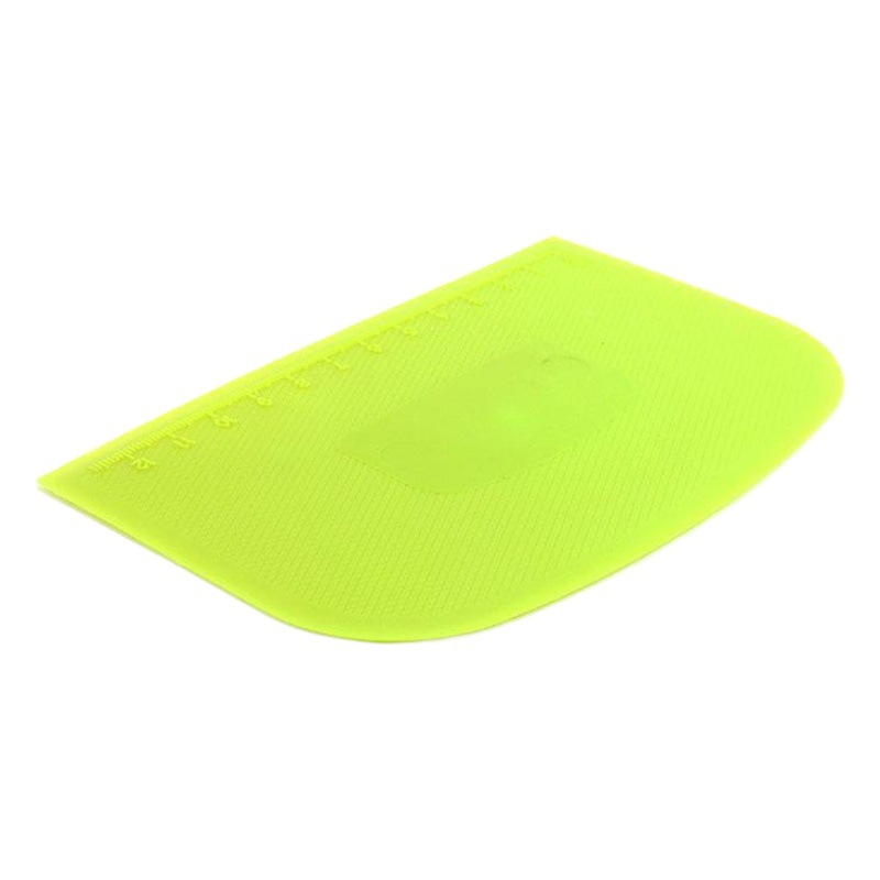 Escala de doble cara raspador de plástico arco salchicha raspado en polvo herramienta para hornear raspador de crema de corte de masa raspador doméstico