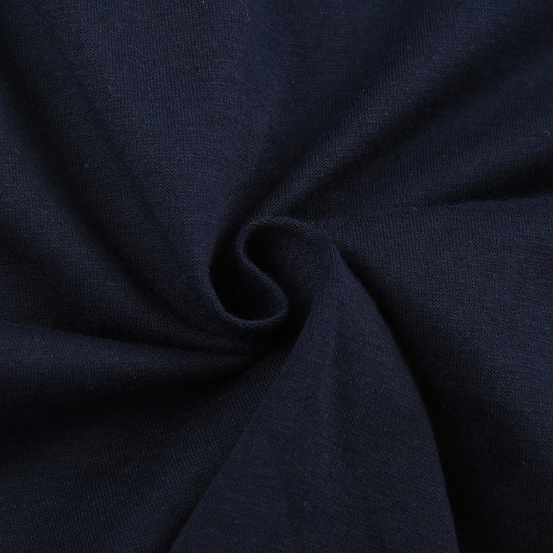 Damjacka slim fit med boktryck street style blå vit_voghion.com