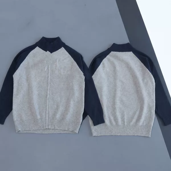 70321 Couple's Zipper Cardigan Sweater