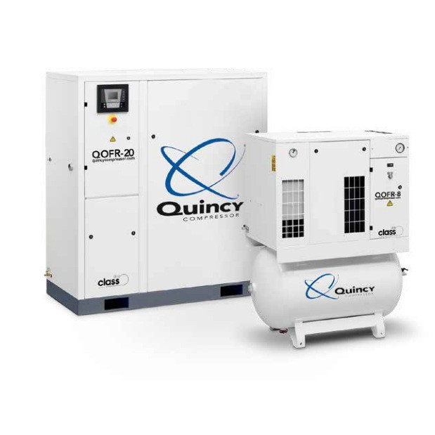 QOFR10 10hp 无油涡旋空压机  昆西节能ClassO长效寿命超长质保