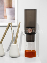 Small i Ice Drip Pot Coffee Dripper Cold Brew Tea Ice Brewing Pot Pour-Over Coffee Cold Brew Equipment for Home