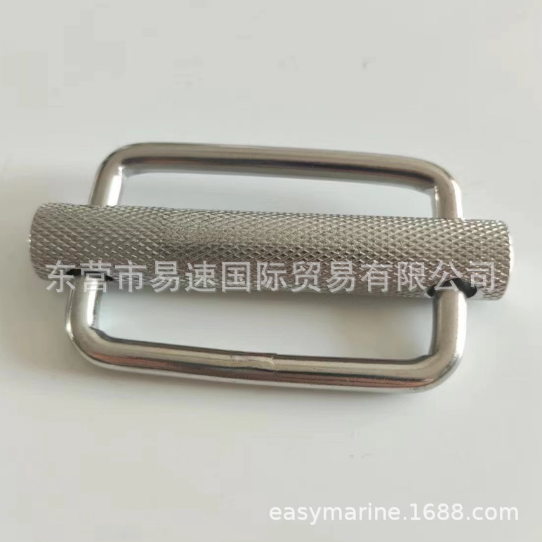 不锈钢皮带扣 织带扣 滚花日子扣 不锈钢316材质 量大联系客服