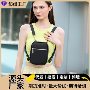 in stock Multi-functional Sports Satchel Outdoor Waterproof Mini Casual All-match Fitness Oxford Cloth Storage Bag Crossbody Bag
