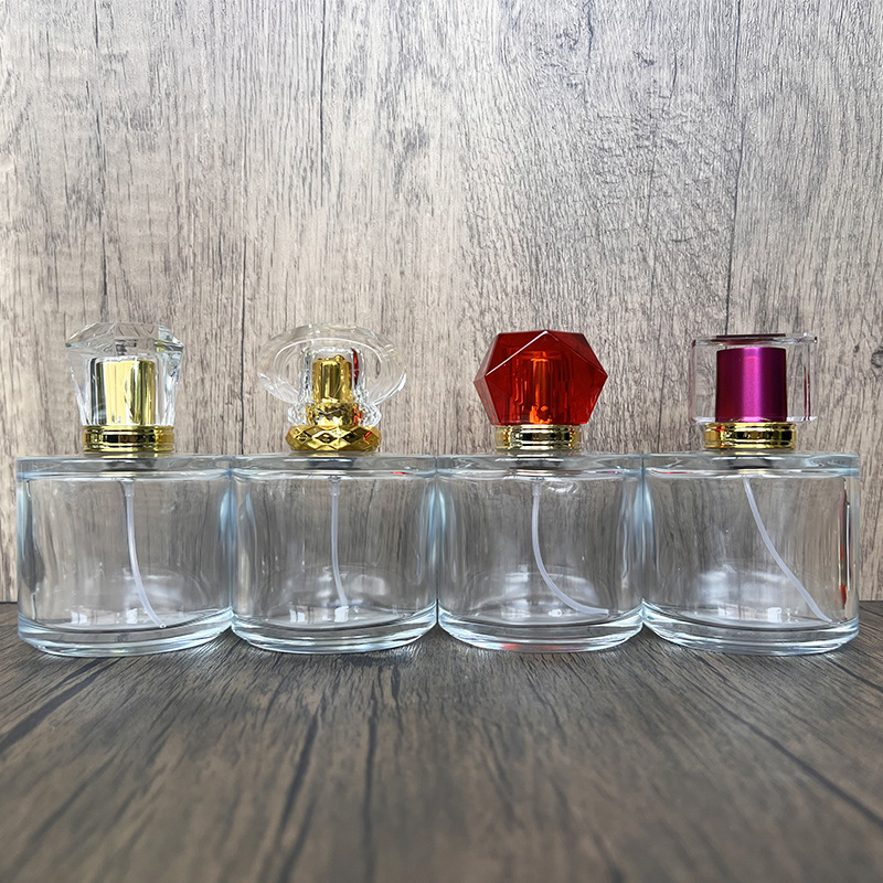 现货YY054-100ml1~5多款空瓶可印logo香水便捷喷雾小样分装玻璃瓶