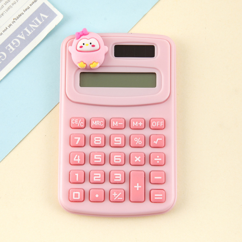 アニメかわいい電卓ファッションミニ携帯小型電卓携帯事務小学生コンピュータ卸売り|undefined