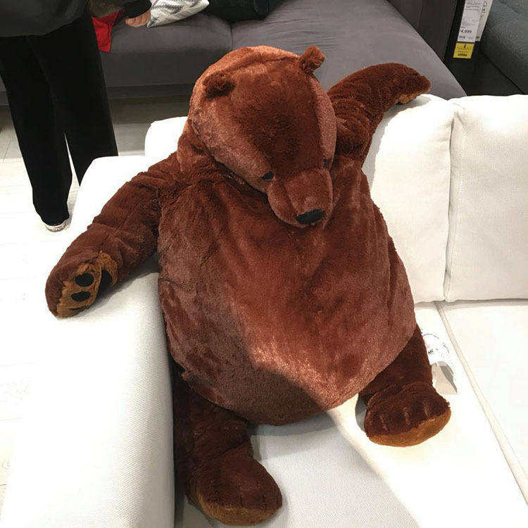 Cute big fat bear simple and simple Bear plush toy doll gift or gift one-piece delivery wholesale
