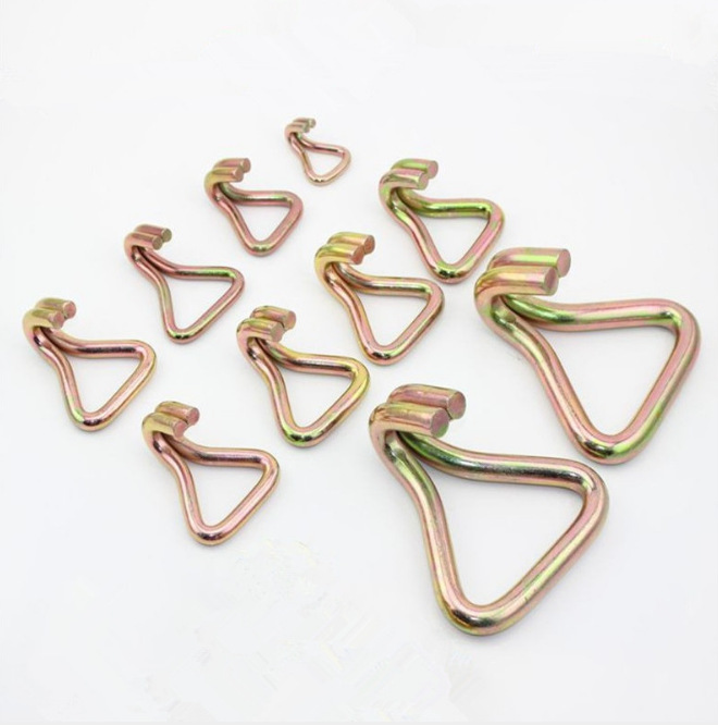 捆绑带双排钩双J钩25-38-50-75-100mm宽1-10吨拉力