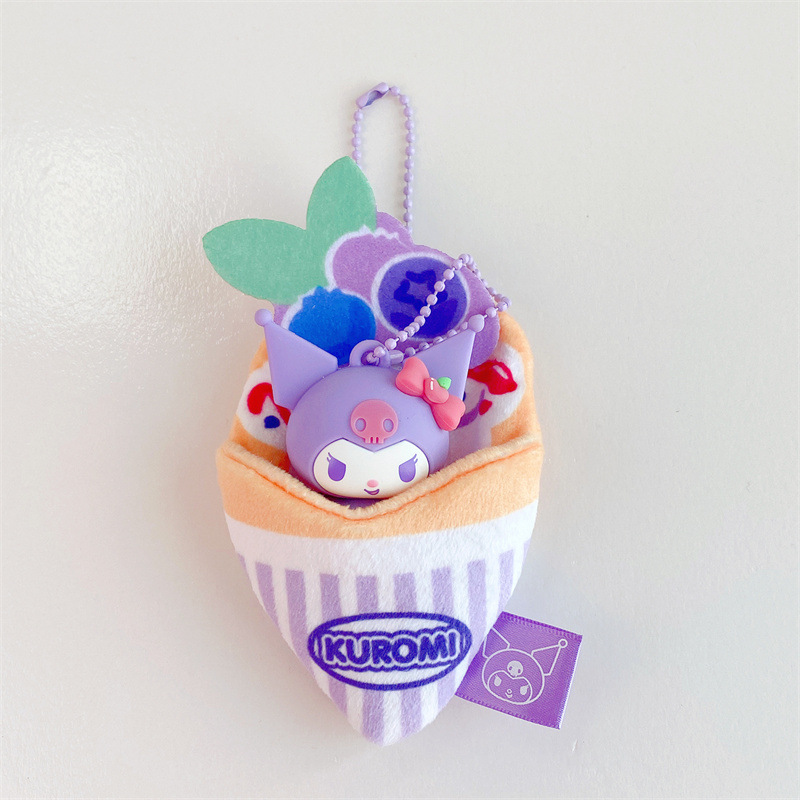 正規版のサンリオの百味のクレープの公仔のキーホルダーはアニメと同じタイプのカップルの親友の包みのペンダントの女性を飾ります。
