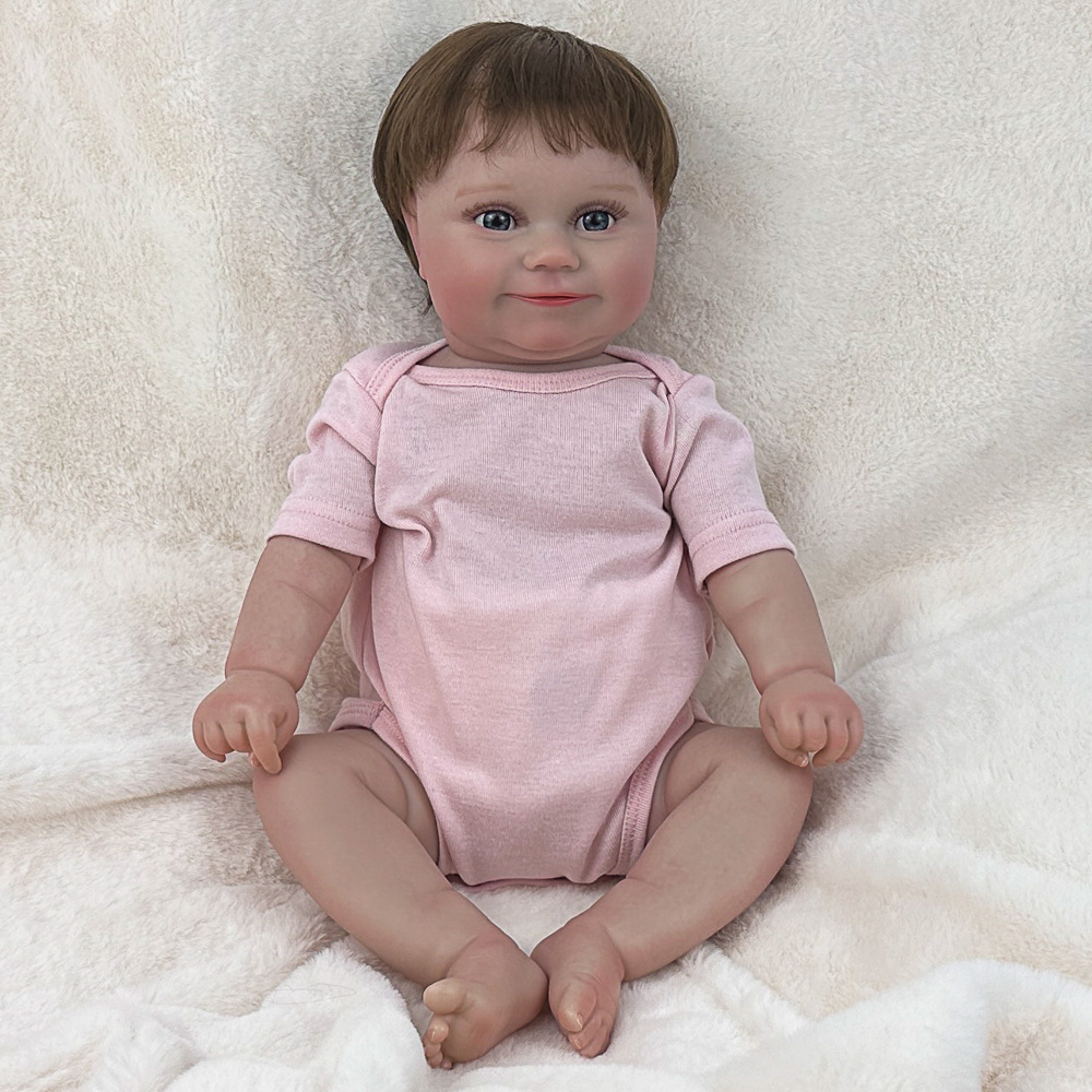 Muñecas de simulación de 50 cm de suministro de productos de comercio electrónico muñecas transfronterizas pueden ser muñecas de agua pesada Mad Henghua