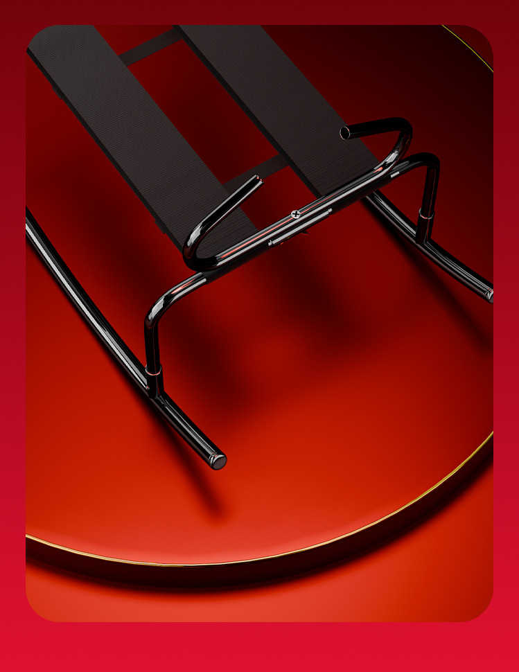 Black Metal Adult Positioning Chair with Polyester Cover for Couples — detail image 25