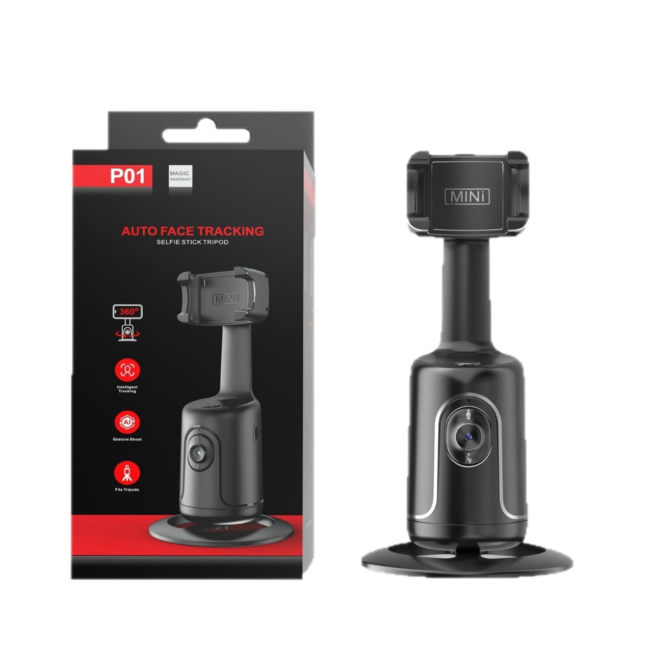 Vollautomatisches Gesichtserkennungs-Aufnahmegerät mit KI-gestütztem, menschenförmigem Folgegimbal für Live-Streaming_voghion.com