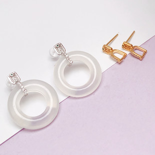S925���y���h���h��С�A�۶��� ������DIY�A�h������Ȧ���h���^