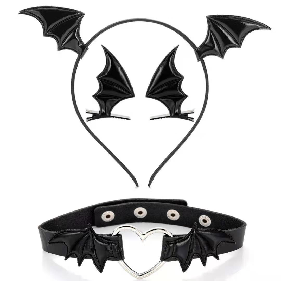 Halloween vleermuisvleugels kostuum accessoires set_voghion.com