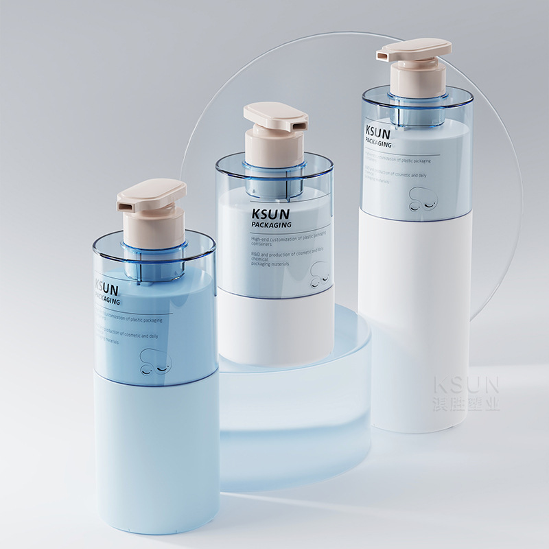 ハイエンド大型ショルダーカバーシャンプーボトル pe プラスチック 750ml500ml300ml シャワージェルケアボトル包装|undefined