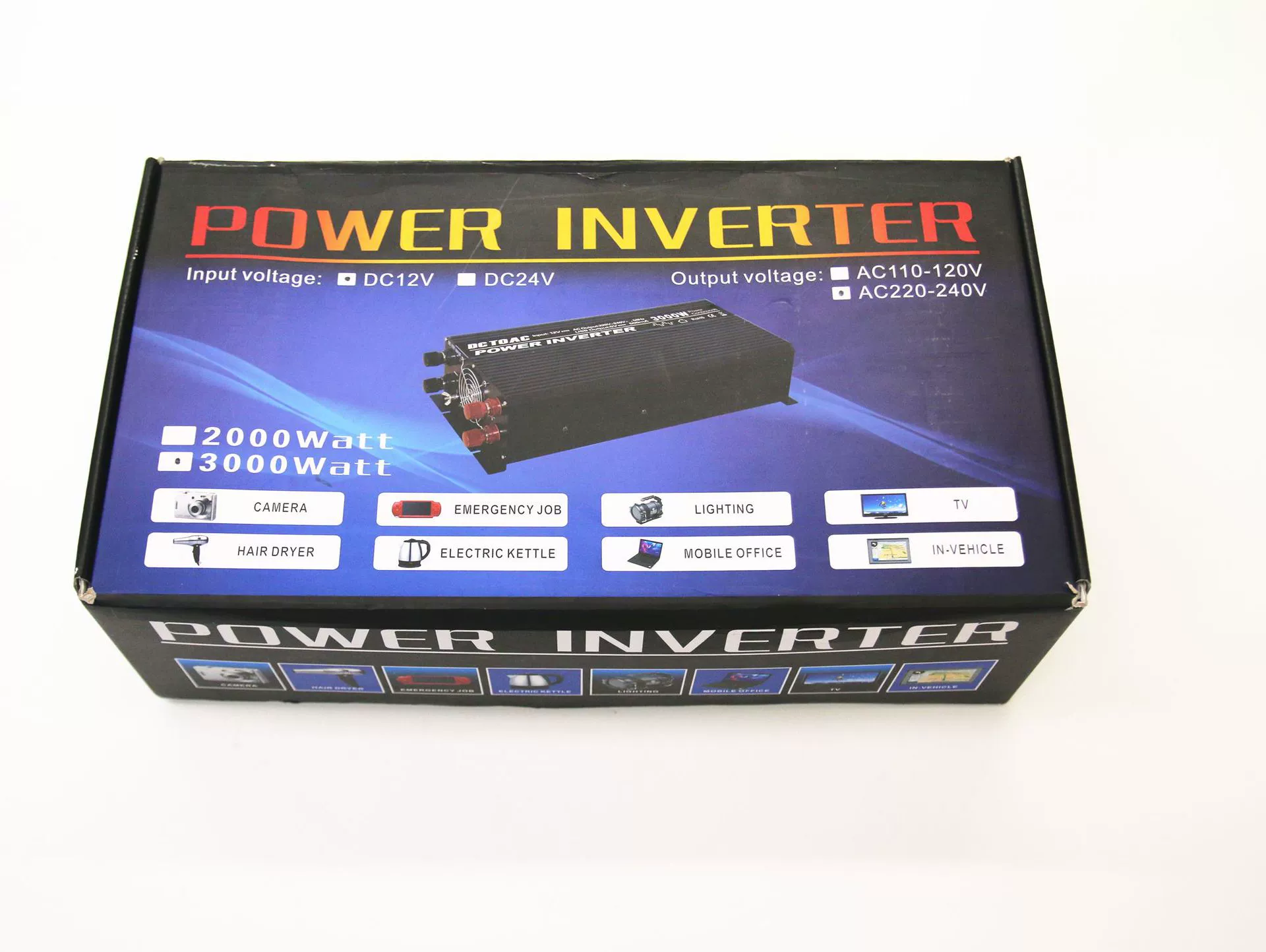 New Hot Sale Wholesale 2000W Modified Wave Inverter 12V to 220V USB Port Power Converter