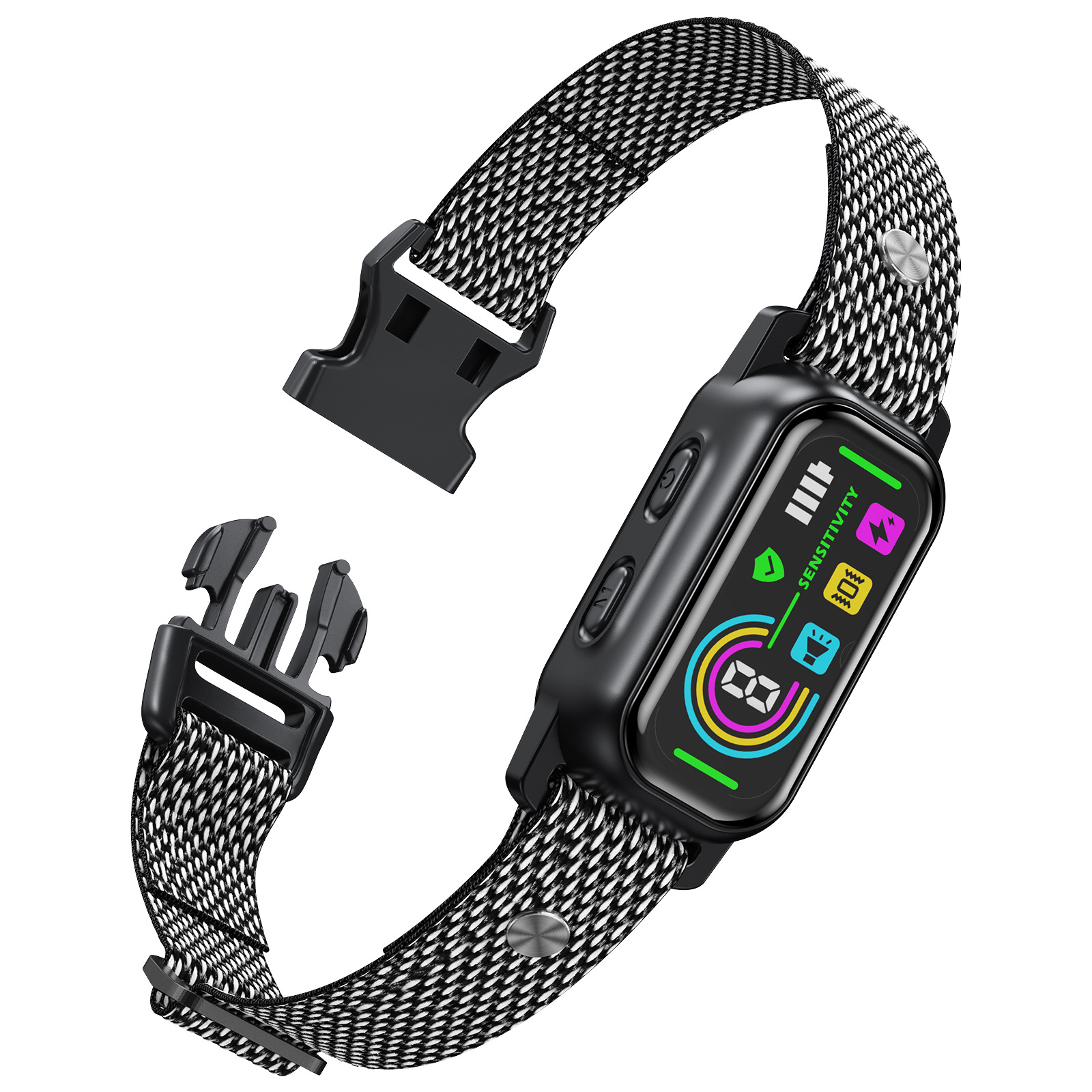 Fábrica de origen, dispositivo de ladrido inteligente de choque eléctrico para mascotas, collar electrónico de entrenamiento para perros, dispositivo de ladrido para mascotas, suministro transfronterizo image 1