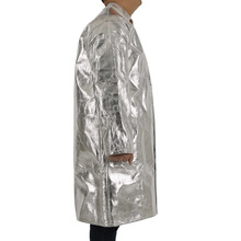 MKF-03鋁箔隔熱大褂700-1000度耐折抗輻射大衣勞保隔熱大衣