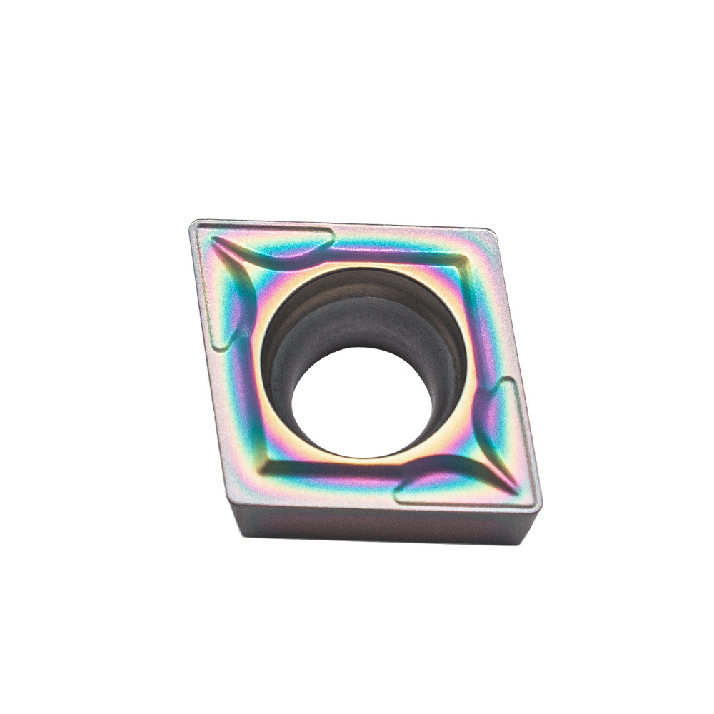 跨境批发CCMT09T304-MP-1040 彩色加硬 硬质合金涂层数控刀片耐用