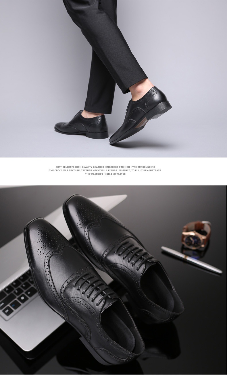 Factory direct supply spring new formal casual men's shoes Oxford Business Men's shoes cross-border for a generation of hair_vogvips.com