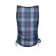 Nariele 2025 European and American Style Collar Pure Desire Plaid Drawstring Pleated Design Short Vest Women's Instagram Fashion