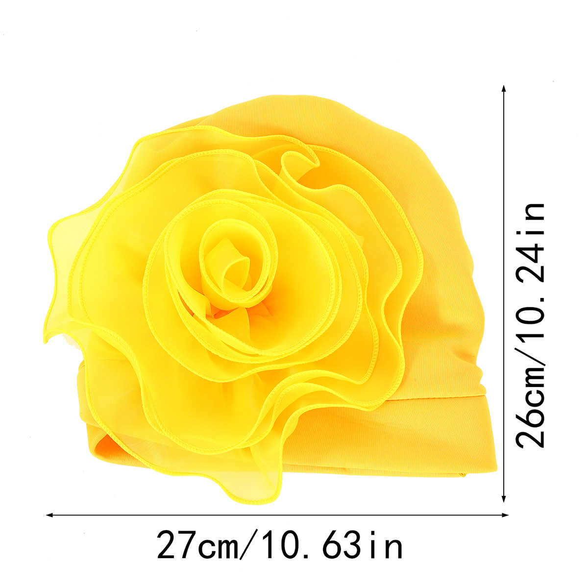 Muslim hat Stylish side large flowers African national characteristics baotou hat headscarf hat_viptrois.com